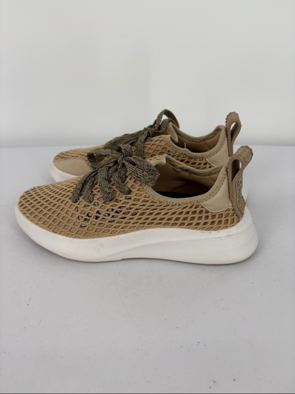 👞👞 Pajar leather and  Knit Sneakers in Tan